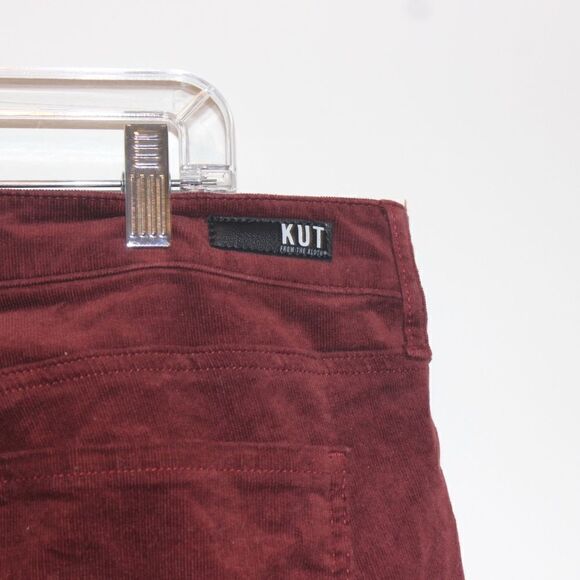 NEW KUT High Rise Donna Fab ab Ankle Skinny Corduroy Jeans Women Size 16 - Picture 9 of 14